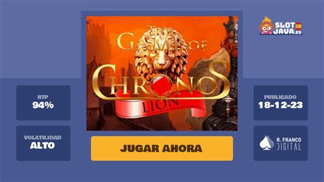 tragaperras the game of chronos lion